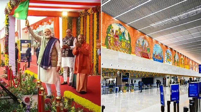 Shree Maharshi Valmiki International Airport is inaugurated by Prime Minister Narendra Modi.
